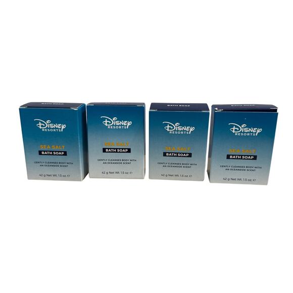 DISNEY RESORTS Sea Salt Bath Soap - 4 Bars - Picture 1 of 1